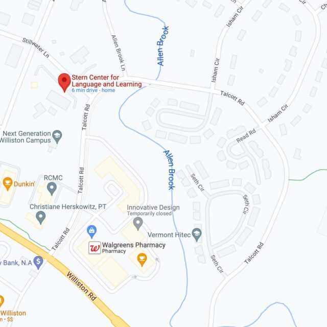 Map of Stern Stern Center for Language and Learning