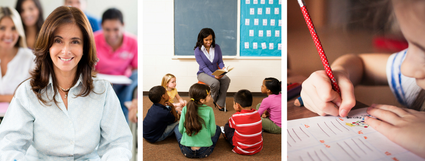 Teachers and students learning